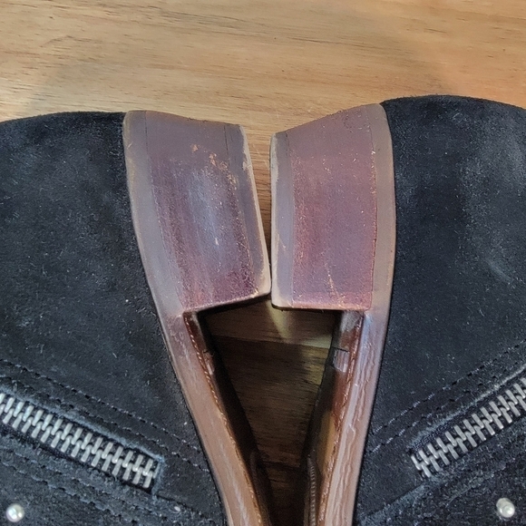 Minnetonka black suede ankle boots with studding Size 7.5 - Picture 11 of 17